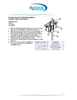 Standard Duty Pipe Bracket Installation