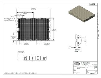 Steiger Sectie 300x200x38 cm