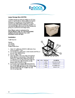 Large Storage Box Installation