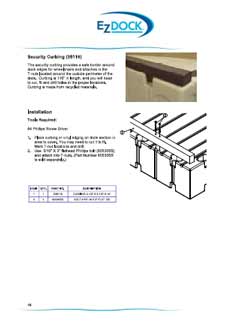 Security Curbing Installation