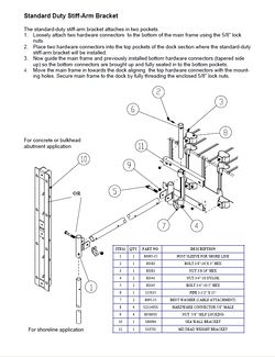 Stiff-arm small Installation